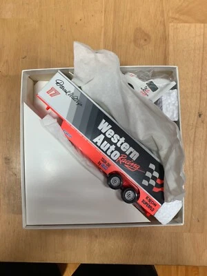 Darrell Waltrip WINROSS Racing Scene Western Auto Transport Truck NIB - Image 1 of 4
