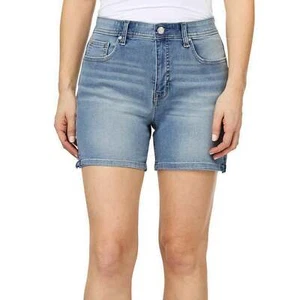 Neu mit Etikett Angels Forever Young 360 Sculpt Damen-Jeansshorts hoher Bund Größe: 6-14 - Bild 1 von 9