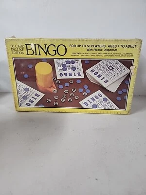 NEW Vtg Whitman 50 Card Deluxe Edition Bingo Game - Image 1 of 4