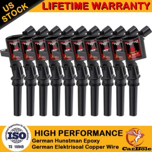 10Pack Ignition Coil For Ford E350 Excursion F250 F350 F450 V10 6.8L DG508 97-16 - Picture 1 of 16