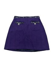 Zara Womens Purple Knit Skirt Size S Good Condition