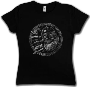 VIKING II DAMEN T-SHIRT Runes Valhall Valhalla Odin Thor Norse Vikings Norsemen - Picture 1 of 1