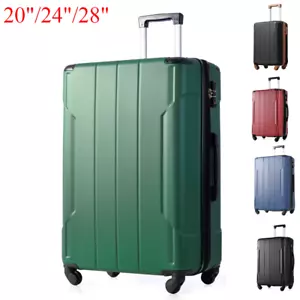 Hardshell Luggage Spinner Suitcase with TSA Lock Lightweight Single Luggage - Picture 1 of 18