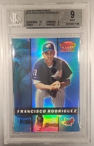 BGS 9 -/2999 2000 Bowman's Best - Francisco Rodríguez refractor azul #154 (RC) - Imagen 1 de 4
