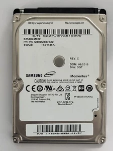 ST500LM012, PN: HN-M500MBB/EX2, FW: 2BA30001, Samsung 500Gb 2.5" SATA HDD - Picture 1 of 2
