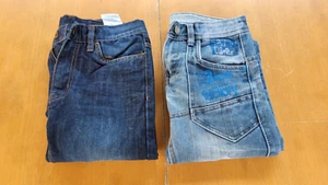 2 richtig schöne YFK Mädchen Jungen Jeans Freizeithosen Gr. 140 Top ujnd sauber - Bild 1 von 5