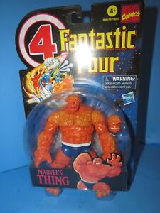 FANTASTIC FOUR RETRO CARD NEW Marvel Legends THE THING  Action Figure -