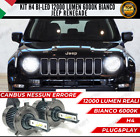 Kit Led H4 Jeep Renegade 6000K Bianco Canbus 12000 Lumen Bi-Led Nessun Errore