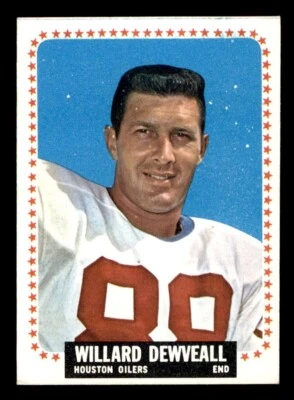 1964 Topps Football #72 Williard Dewveall EX *e3 - Image 1 of 2