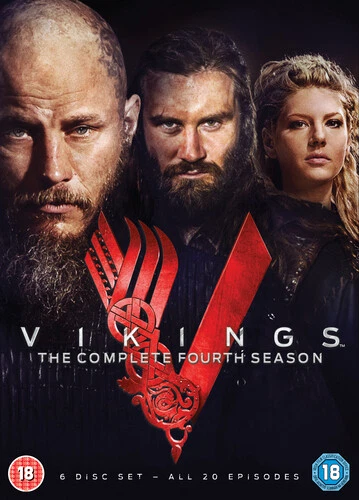 Vikings: The Complete Fourth Season DVD (2017) Travis Fimmel cert 18 6 discs - Image 1 of 2