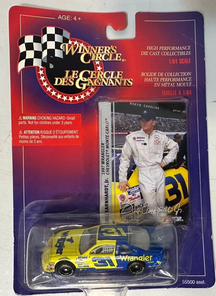 1998 FRENCH VER DALE EARNHARDT JR #31 WRANGLER 1/64 WINNERS CIRCLE VHTF DIECAST - Image 1 of 3