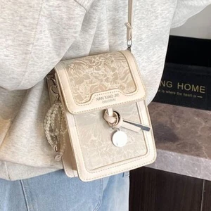 Large Capacity Women Bag PU Leather Small Square Bags Crossbody Bag Gifts - Picture 1 of 18