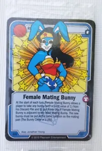 Blue Female Mating Bunny PROMO CARD Killer Bunnies Ultimate Odyssey Sealed G2 - Picture 1 of 2
