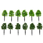 Exquisite Bushy Trees Ifor N Dark & Light Greefor N For Model Layouts (12Pcs)