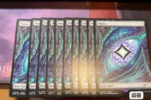 10 pc MTG Dragon's Eye Wastes TDM Promo Basic land NM EN - Picture 1 of 2