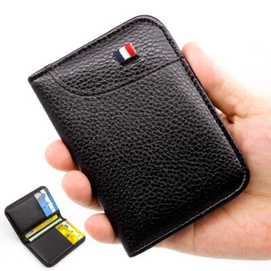 Men Blocking Money Clip Credit Card Holder Clutch Thin Wallet Thin Minimalist US - Picture 1 of 14