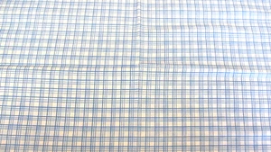 CAMELOT COTTON FABRIC Squares Blue on Blue  Quilting Crafts 18x42* - Picture 1 of 3