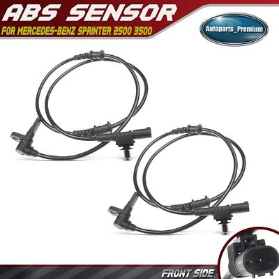 2x Sensor de velocidad de rueda ABS para Mercedes-Benz Sprinter 2500 3500 delantero izquierdo y derecho Foto 1 de 4