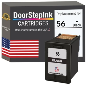 Cartucho de tinta compatible DoorStepInk para HP 56 negro-EE. UU. - Imagen 1 de 5