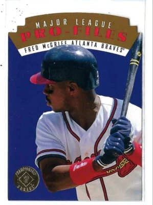 1995 Upper Deck SP Championship Series Pro-Files Fred McGriff -Atlanta Braves - Image 1 of 2
