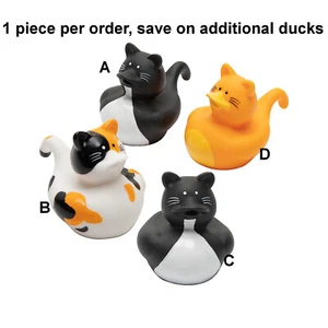 Gatito gato patos de goma - elige estilo - pato jeep - remitente de EE. UU. - Imagen 1 de 1