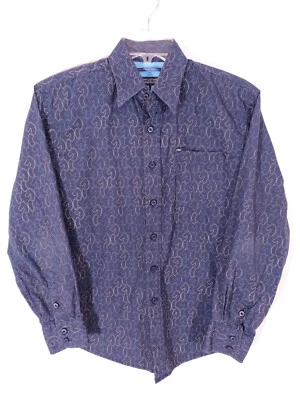 G Unit Button Up Shirt Men's Medium Blue All Over Print 50 Cent Vintage Rare - Image 1 of 4
