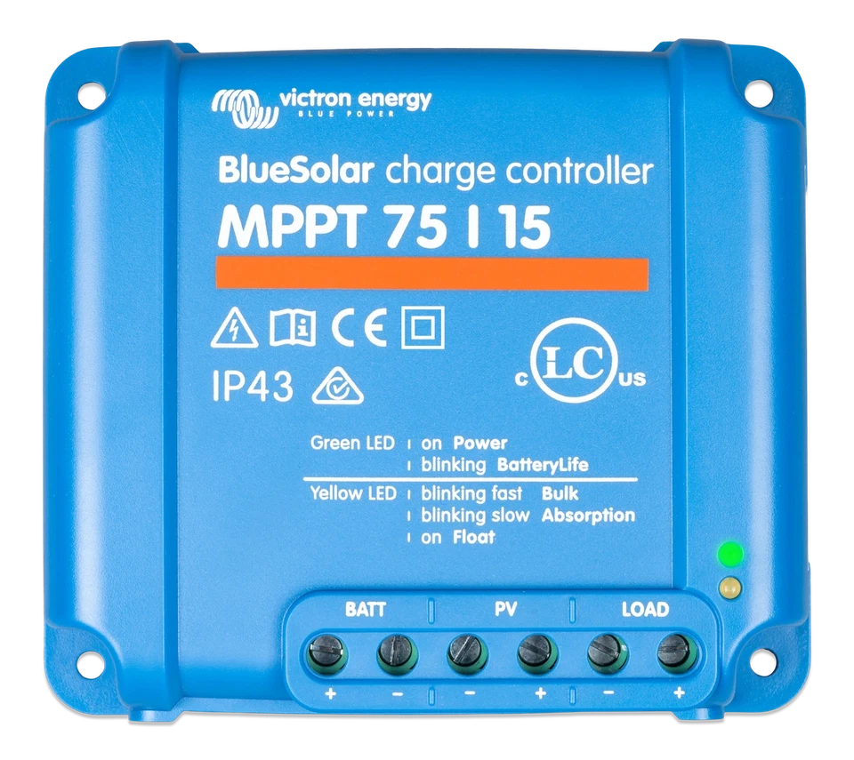 Victron Energy BlueSolar MPPT 75/15 Solarladeregler (SCC010015050R)