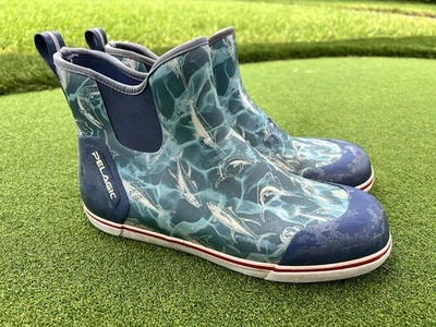 Pelagic Pursuit 6” Men’s Performance Deckboot Size 11 Americamo Blue Waterproof - Image 1 of 4