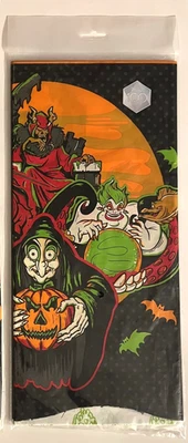NEW DISNEY 100 VILLAINS 54" X 96" HALLOWEEN PLASTIC VINYL TABLECLOTH - Image 1 of 3