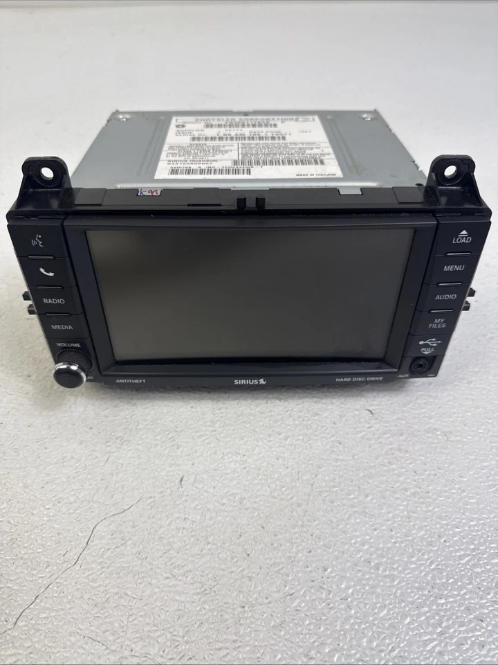 Dodge Durango 2011-2013 navegación radio reproductor de CD auxiliar MP3 05091178AB Foto 1 de 4