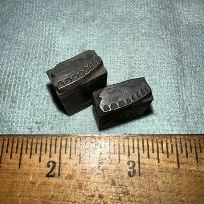 Printing Blocks “ Unknown Image??  “ Lead Blocks - Image 1 of 4