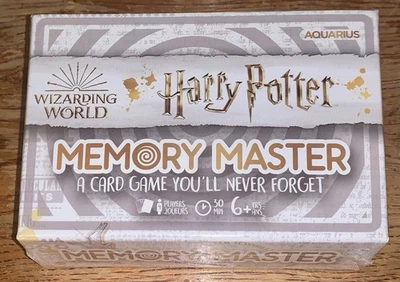 Harry Potter Wizarding World MEMORY MASTER Card Game 4 Players Ages 6+ ~ NEW - Image 1 of 2