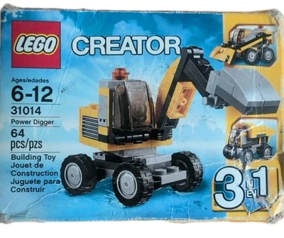 LEGO 31014 Creator 3 in 1 Power Digger/Dump Truck/Front Loader New Damaged Box  - Image 1 of 4