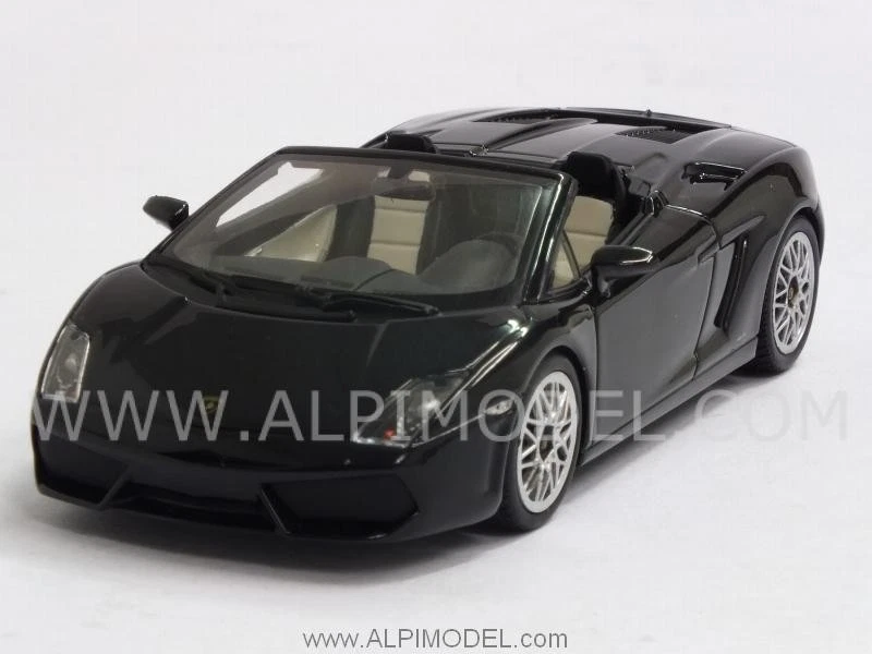 Lamborghini Gallardo LP560-4 Spider 2009 Nero Noctis 1:43 MINICHAMPS 400103830 - Immagine 1 di 1