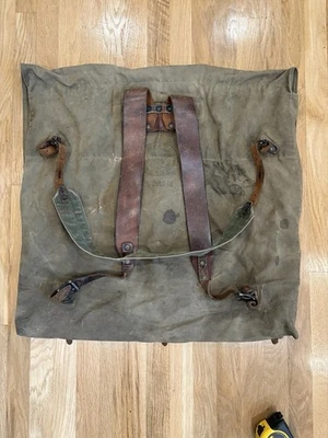 PRIMEIRO, Vintage Duluth MONARCH MARCA N°. 3 BOLSAS DE CANOA - LONA GROSSA, COURO - Imagem 1 de 4