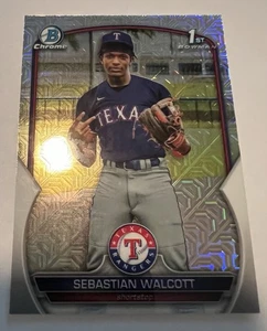 2023 Bowman Chrome - Prospects Sebastian Walcott #BCP-189 Mojo Refractor (RC) - Picture 1 of 2