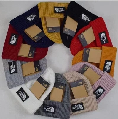 STRICKMÜTZE North Women's Men's Unisex Knitted Beanie Hat Warm Winter Ski Skull Cap 2025 NEU