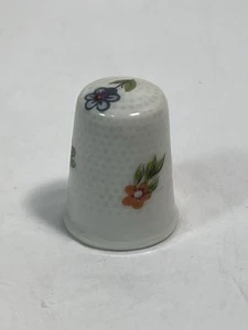 Dedal Limoges Francia Floral Francés Vintage Firmado - Imagen 1 de 9