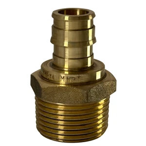 5 Pcs XFITTING 1/2" Pex A x 3/4" Male Adapter, F1960 Expansion Male - Picture 1 of 7