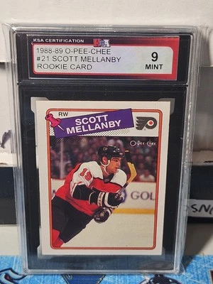 88-89 O-Pee-Chee Scott Mellanby Rookie 🚨🚨🚨 KSA 9 Mint " The Rat Slayer " - Image 1 of 2