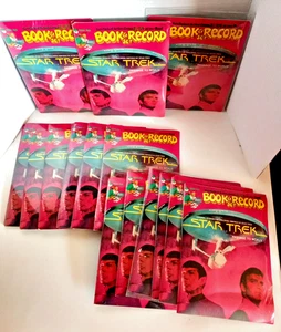 " CLOSEOUT " 1979 STAR TREK ( 15 ) PETER PAN BOOK & RECORD SETS PASSAGE TO MOAUV - Picture 1 of 4