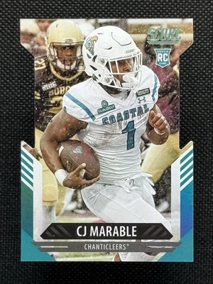 2021 Score #398 CJ Marable RC Rookie Die-Cut /10 - Image 1 of 3
