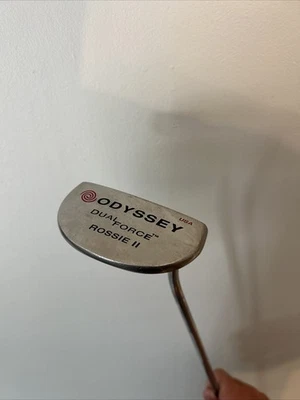 Odyssey Dual Force Rossie 2 Putter Steel Shaft RH USA 35.5” Double Bend Winn - Image 1 of 4