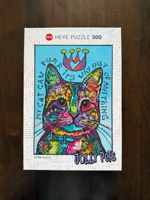 Rompecabezas Heye "My Cat Can Purr" Dean Russo 500 piezas - Completo Foto 1 de 4