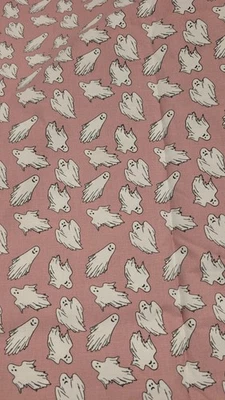 1码100%纯棉万圣节幽灵印花淡紫色面料Joann独家 — 第 1/4 张图片