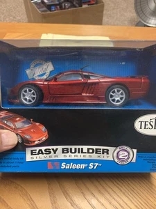 Testors 2003 Silver Series Kit Saleen S7 1:24 Diecast Red Car New Box Build Nice - Picture 1 of 16