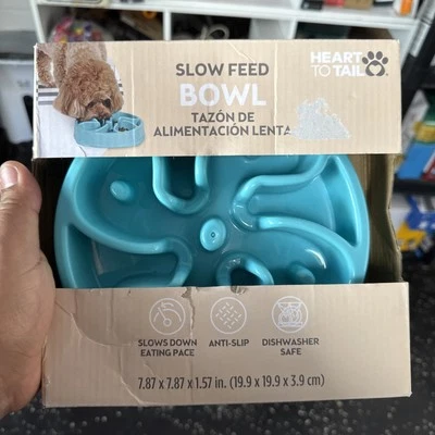 🆕 Plato de alimentación lenta para mascotas - "para una alimentación saludable" (Brooklyn Pet Gear) Foto 1 de 4