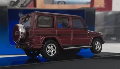 Auto Art 1:43 Mercedes G500 LWB '90 - met red - (no Minichamps, Norev, Neo, BBR) - Immagine 1 di 4