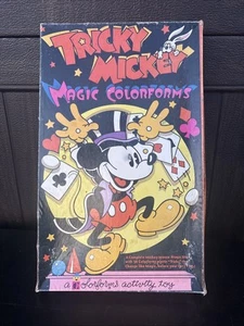 ESTATE:1970 Disney Tricky Mickey Mouse Magic Colorforms Color Wheel Toy Magician - Picture 1 of 10