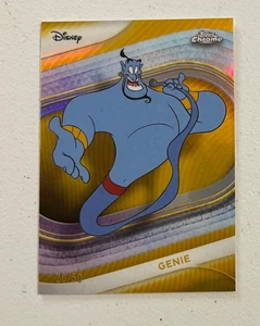 Scheda 2025 Topps Chrome Disney Genie #183 rifrattore oro #20/50 - Foto 1 di 2